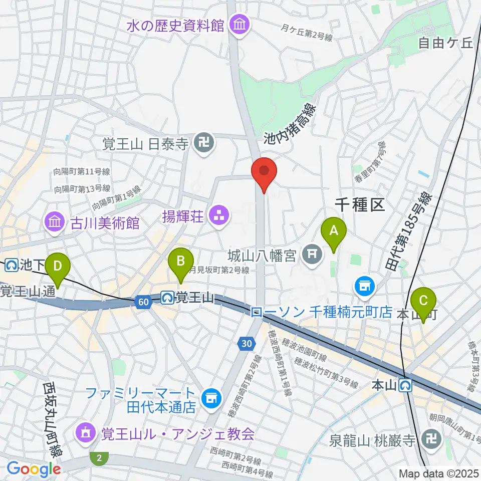 music studio blue周辺のホテル一覧地図