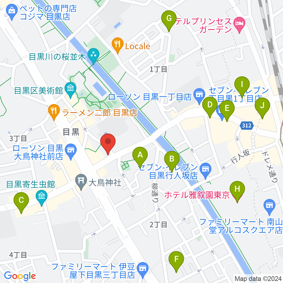 インターセプター周辺のホテル一覧地図