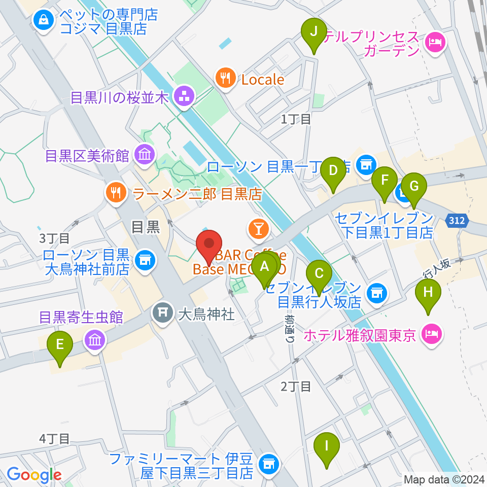 インターセプター周辺のホテル一覧地図