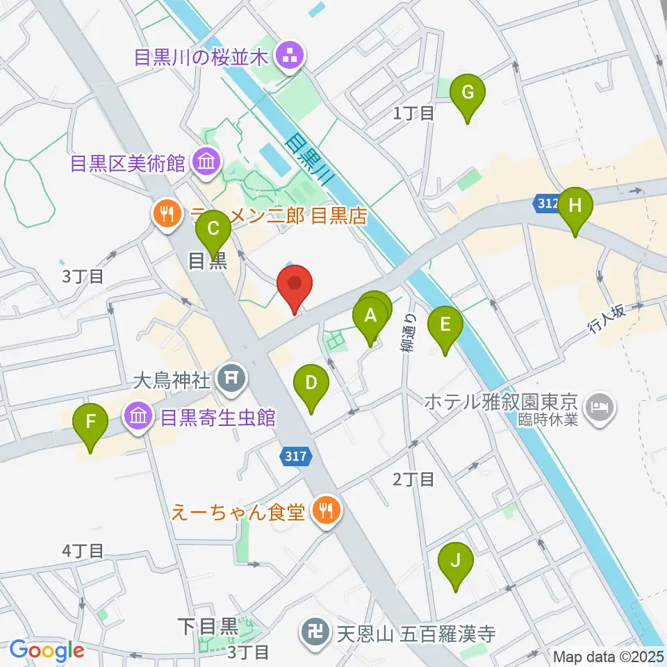 インターセプター周辺のホテル一覧地図