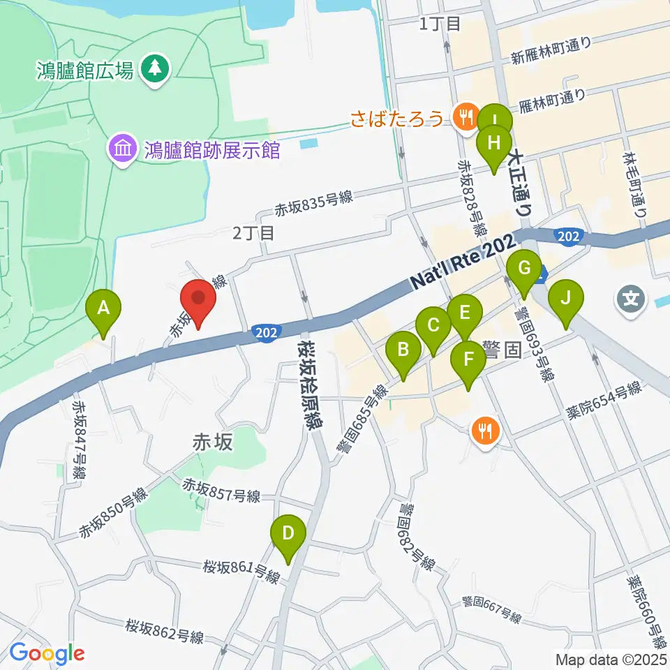 ファイネストピアノ福岡周辺のホテル一覧地図
