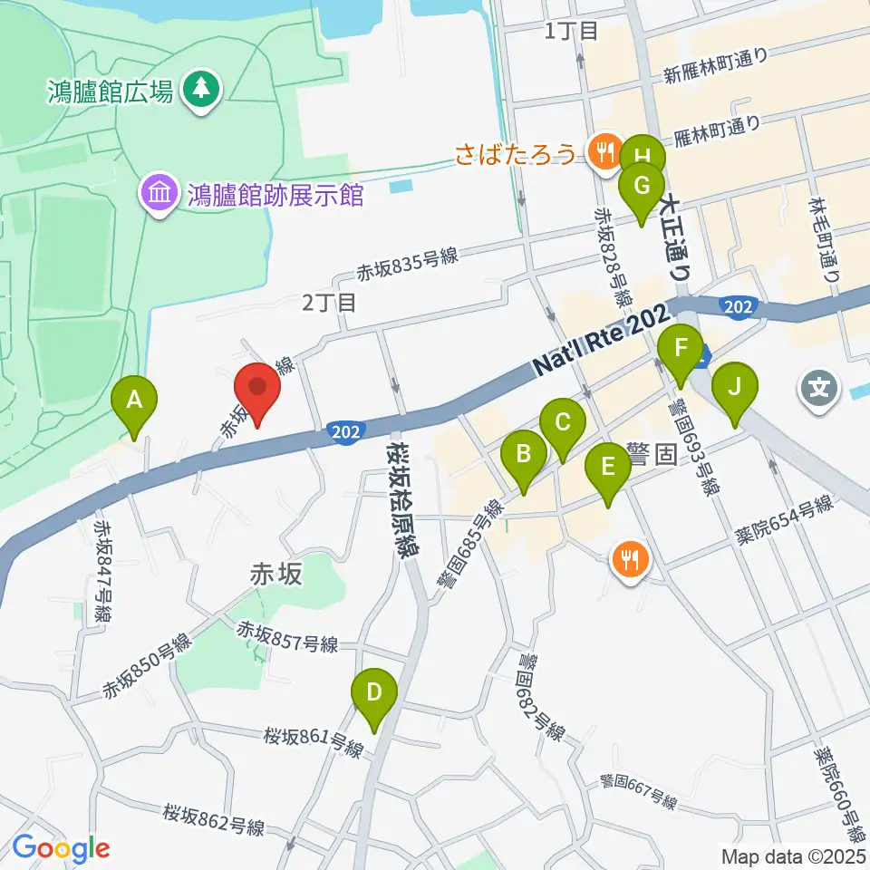 ファイネストピアノ福岡周辺のホテル一覧地図