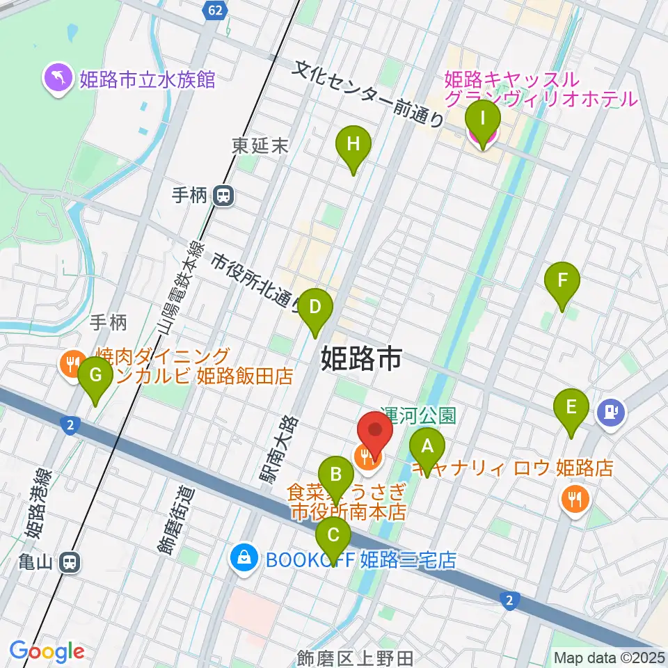 Beta Music 姫路南店周辺のホテル一覧地図