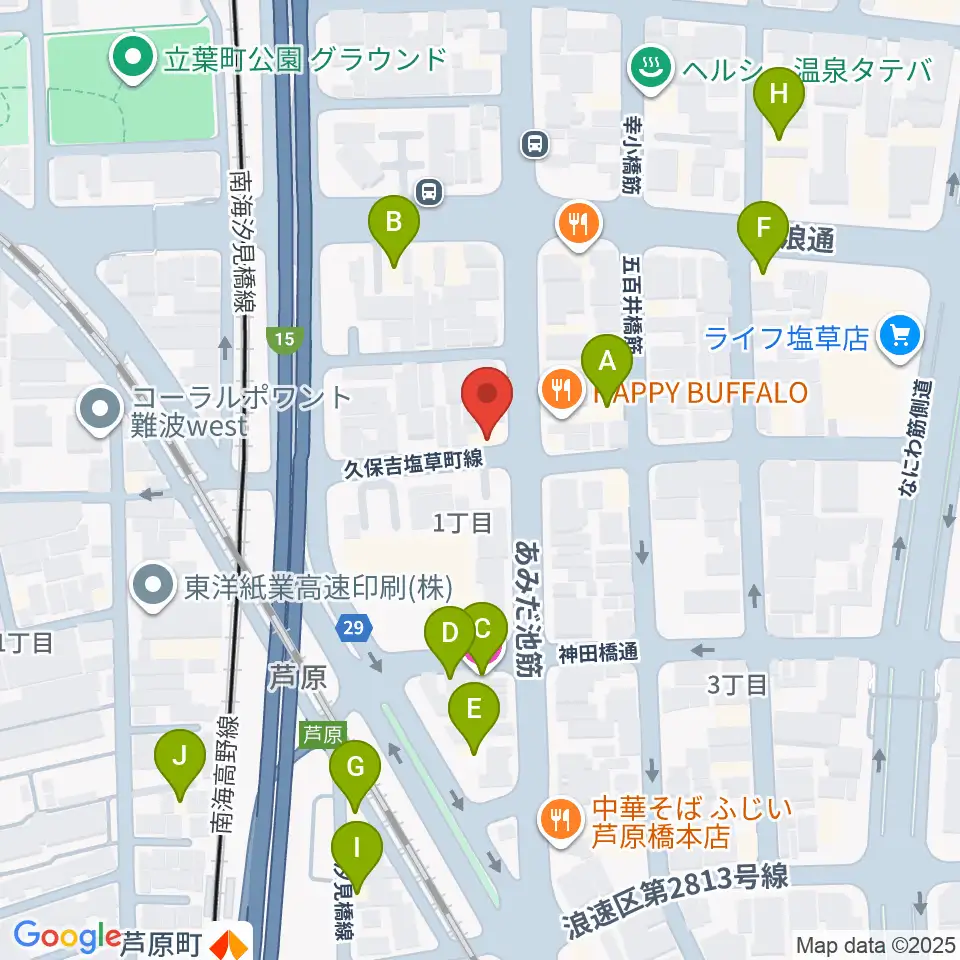 Studio & Caf'e MAKE周辺のホテル一覧地図