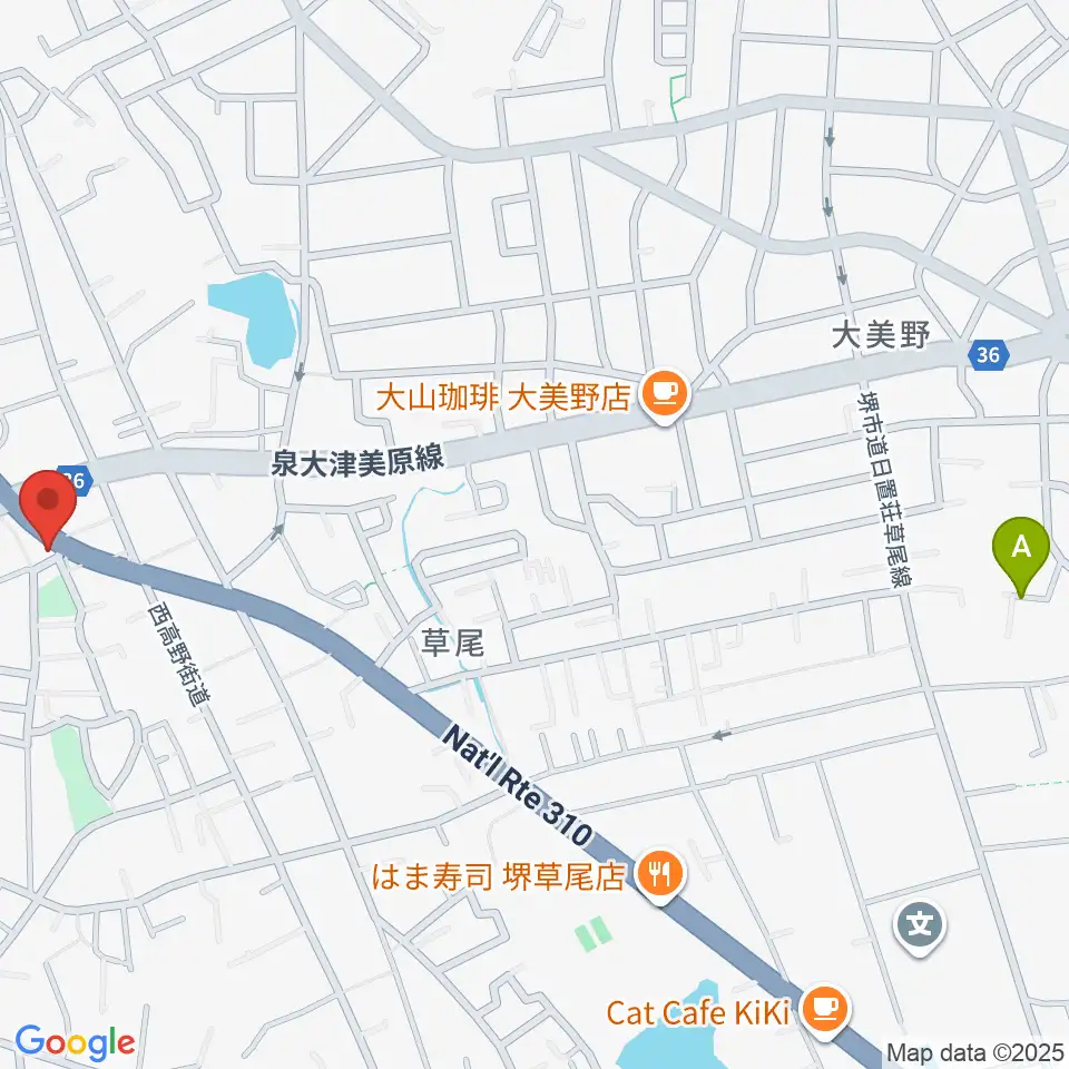 フクダスタジオ周辺のホテル一覧地図