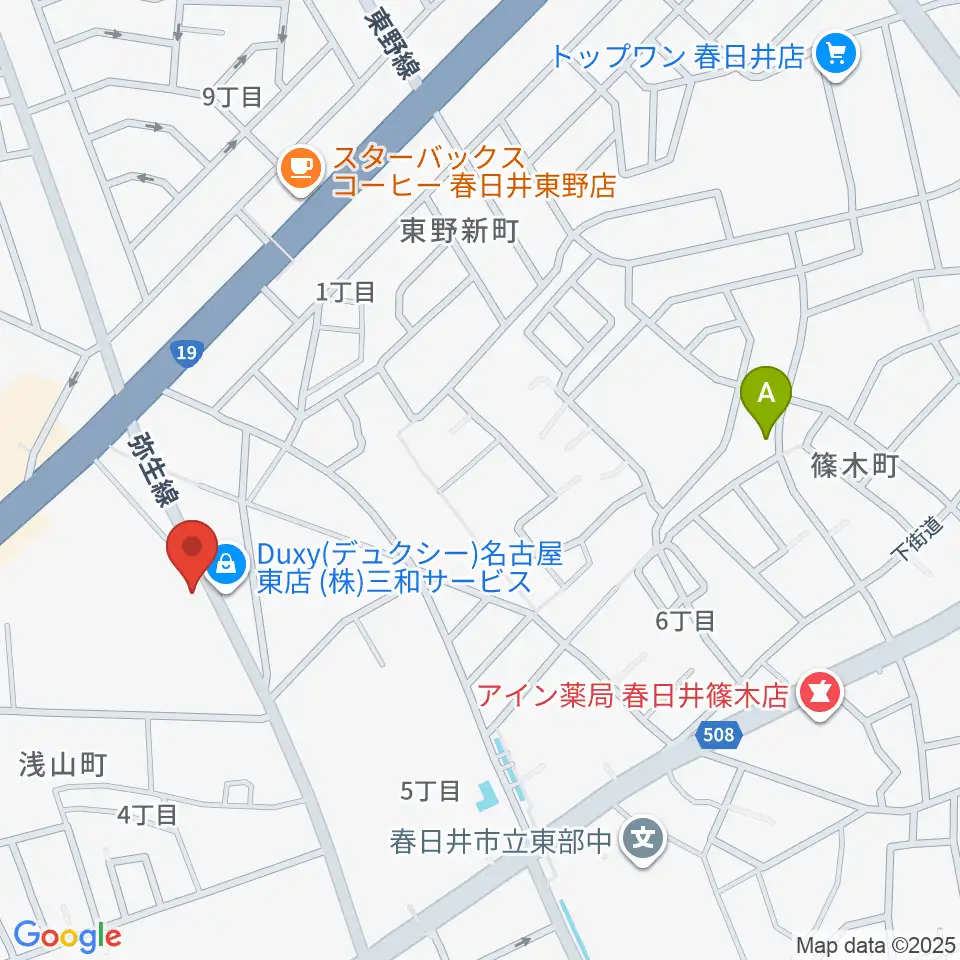 BLスタジオ 春日井店周辺のホテル一覧地図