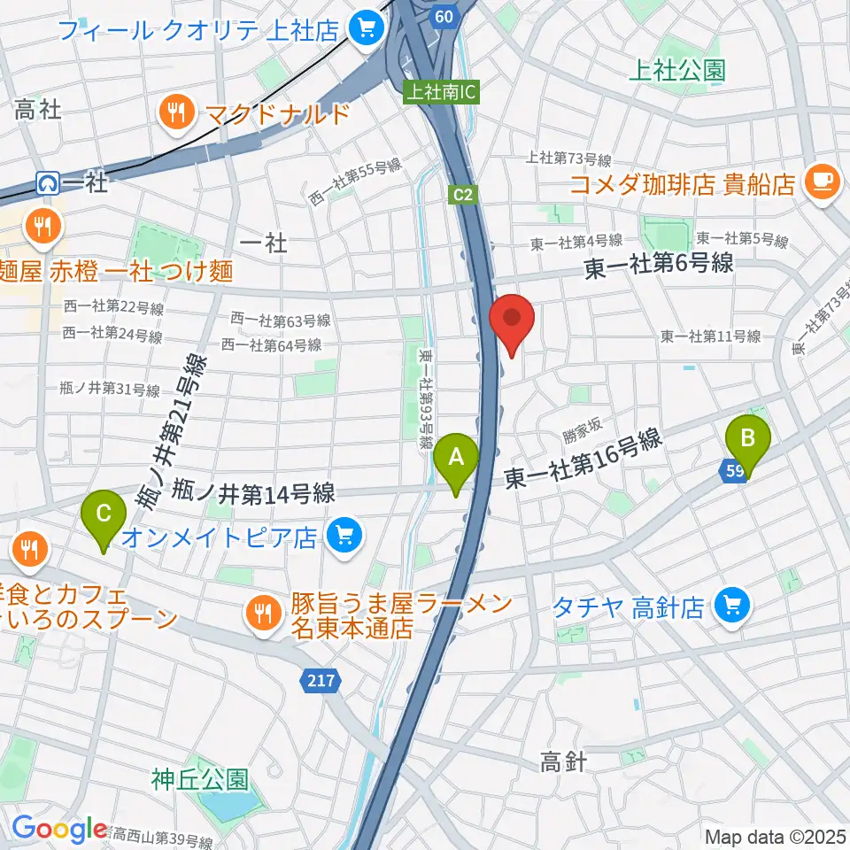 BlueMonkeyスタジオ周辺のホテル一覧地図