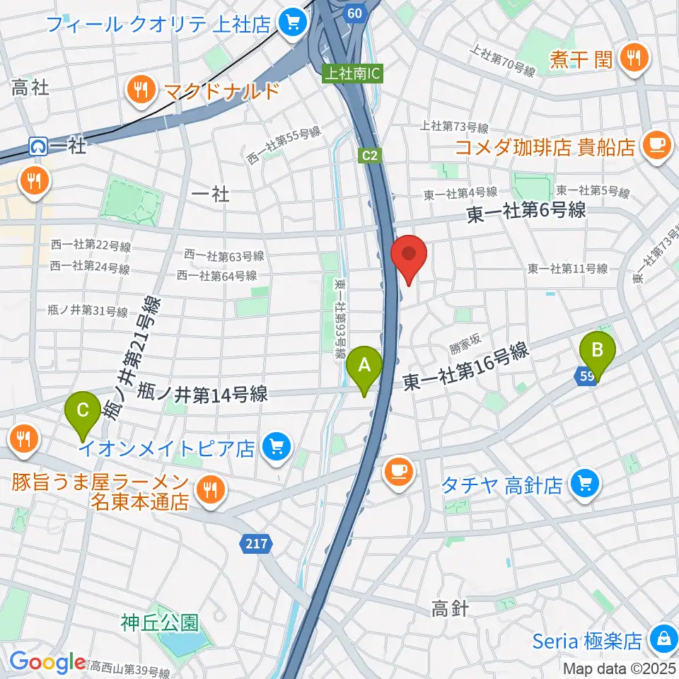 BlueMonkeyスタジオ周辺のホテル一覧地図