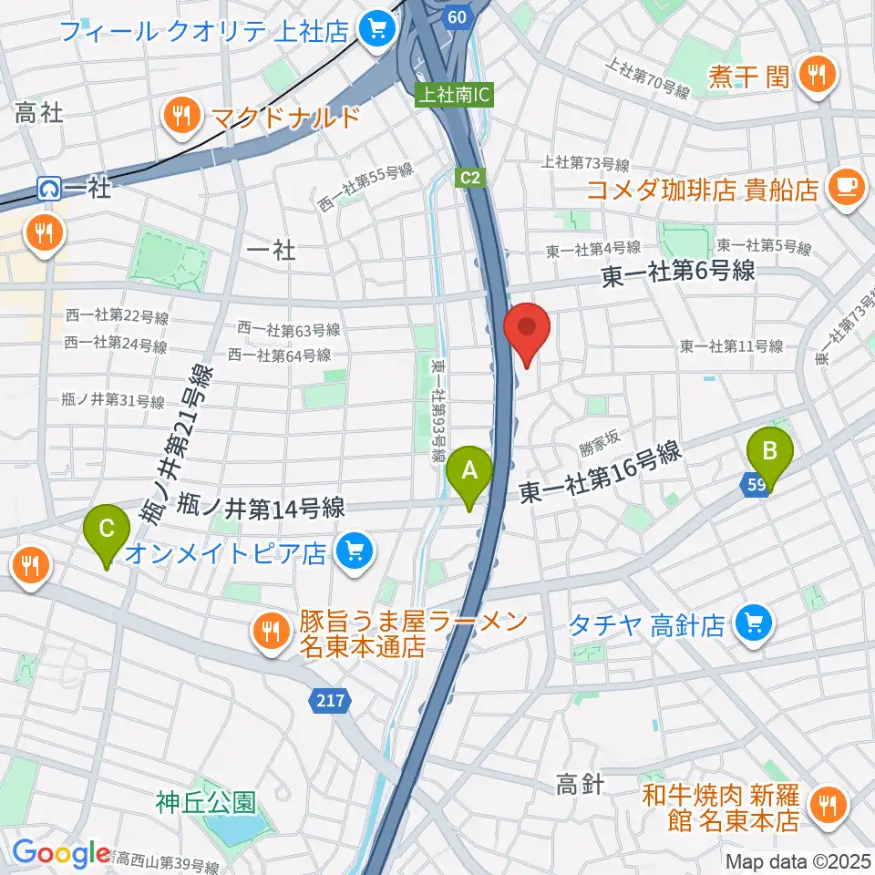 BlueMonkeyスタジオ周辺のホテル一覧地図