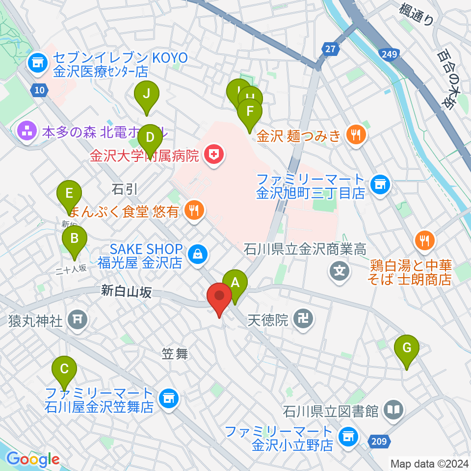 アマルナミュージックスタジオ周辺のホテル一覧地図