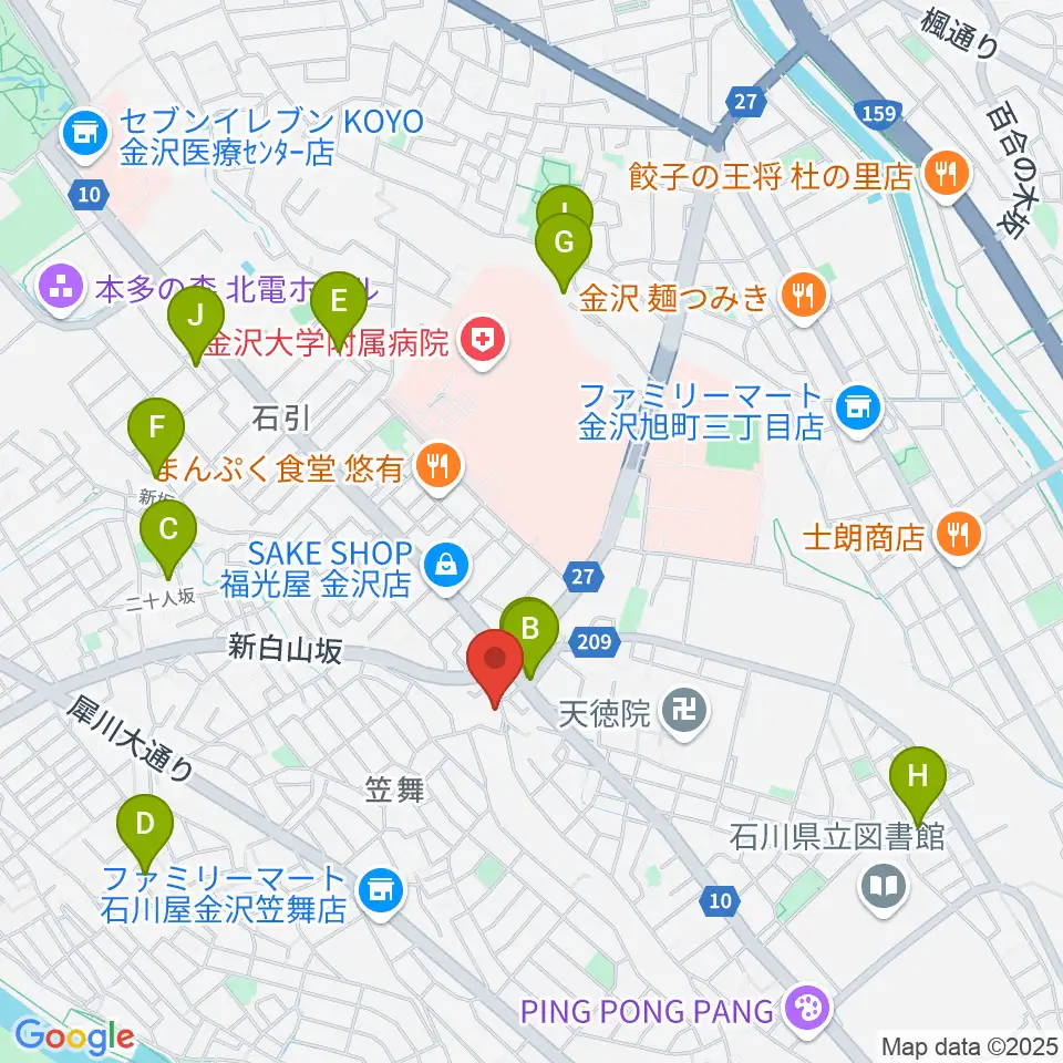 アマルナミュージックスタジオ周辺のホテル一覧地図