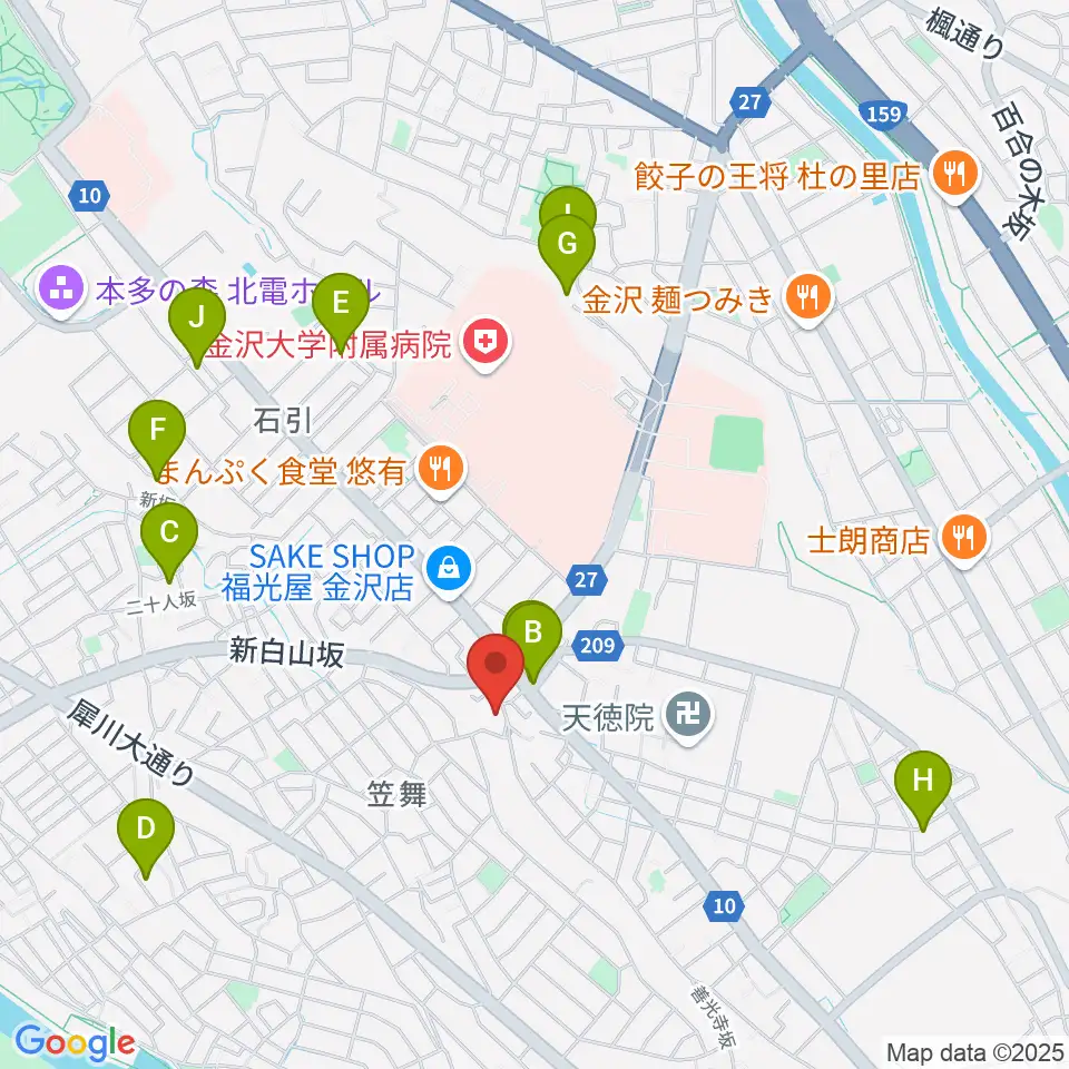 アマルナミュージックスタジオ周辺のホテル一覧地図