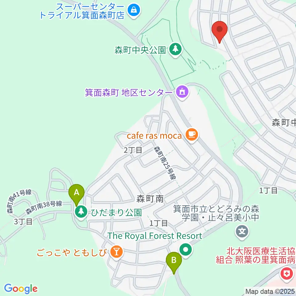 スリージェ ミュージックスクール周辺のホテル一覧地図