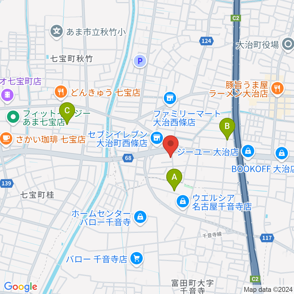 ブリルベイト周辺のホテル一覧地図