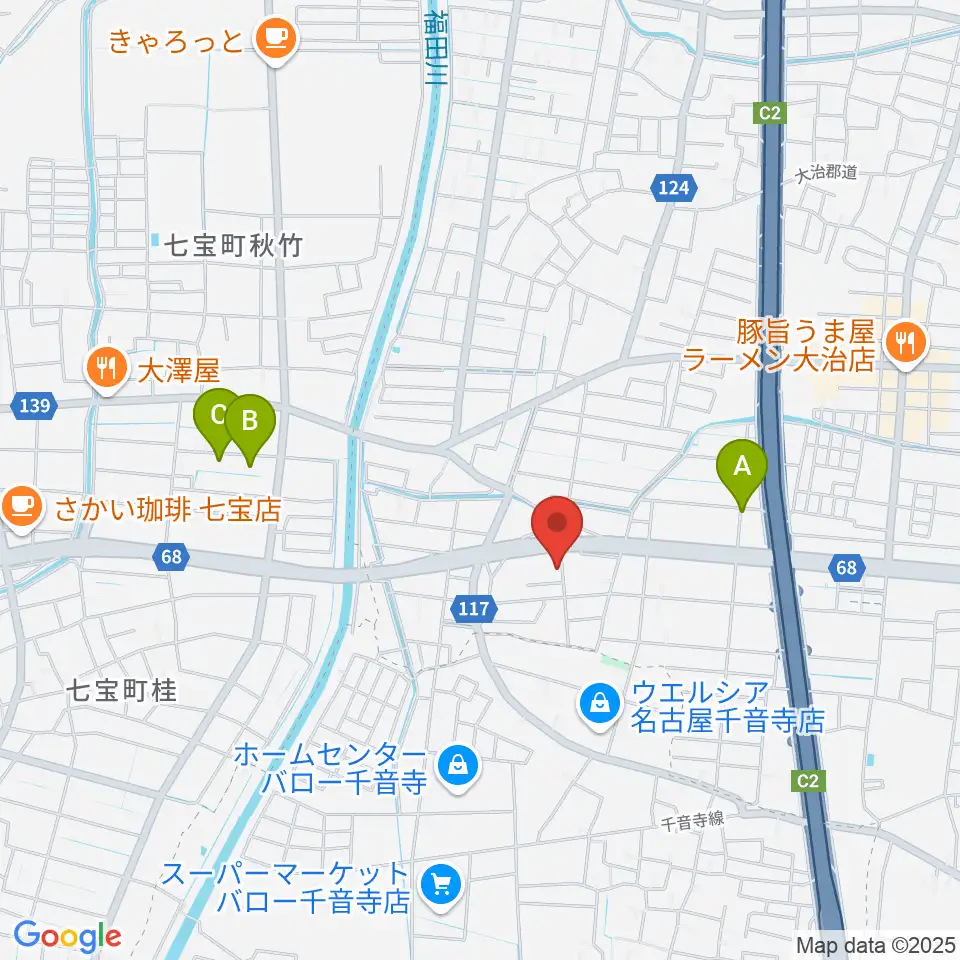 ブリルベイト周辺のホテル一覧地図