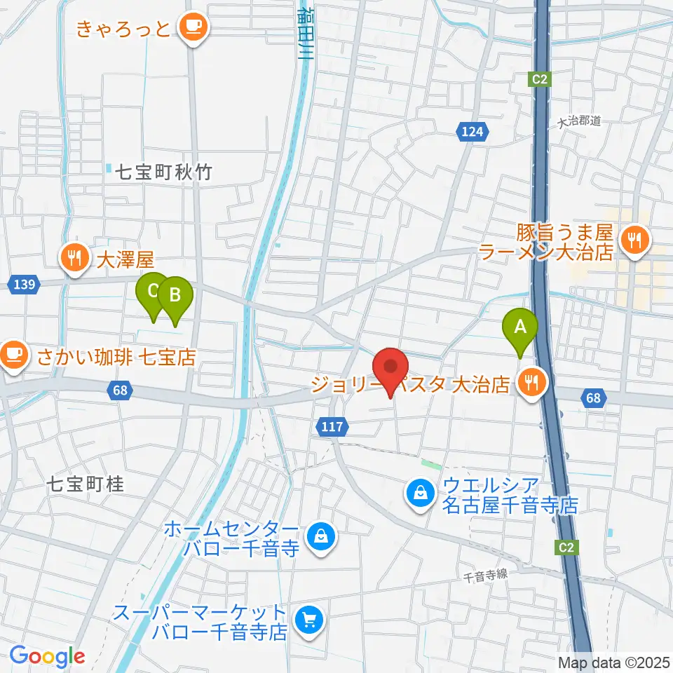 ブリルベイト周辺のホテル一覧地図