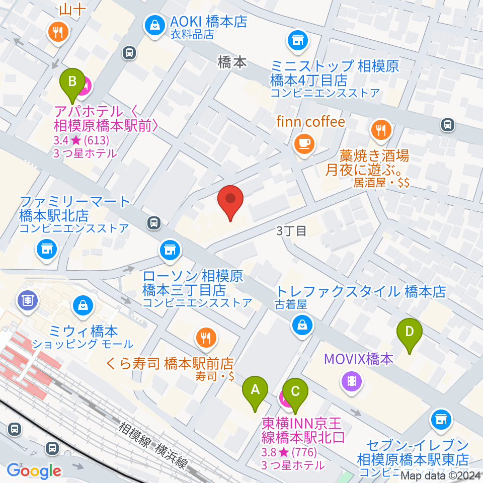 アフタービート周辺のホテル一覧地図