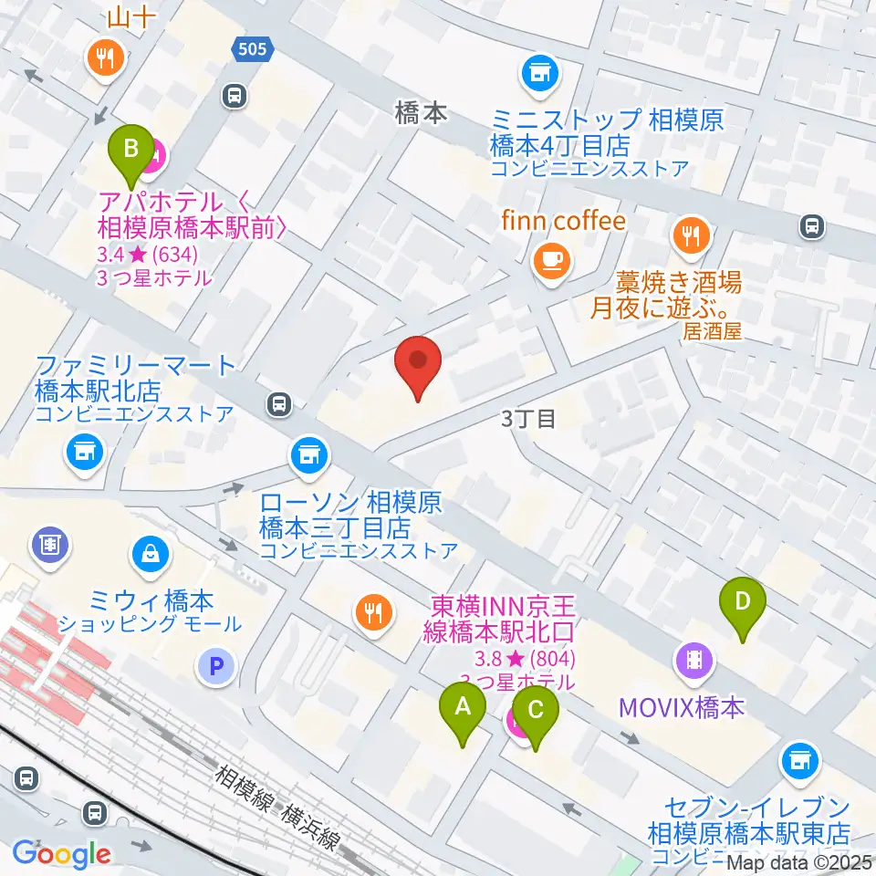 アフタービート周辺のホテル一覧地図