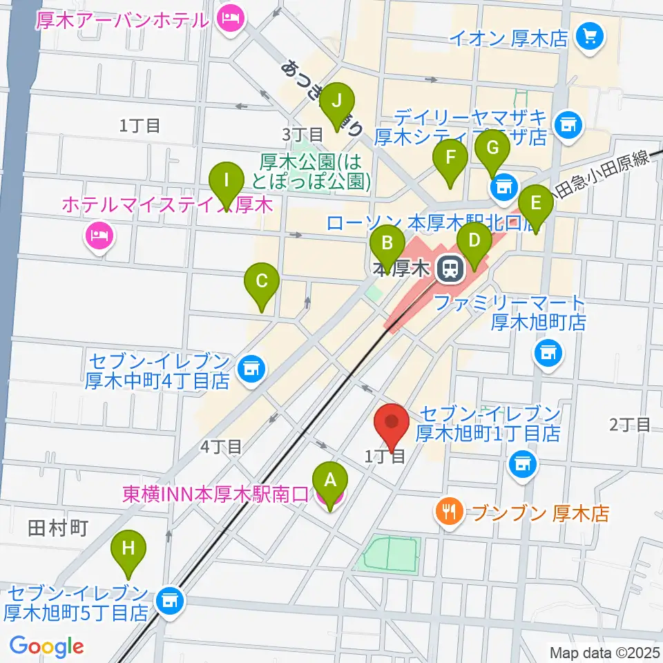 タイサクミュージシャンズスクール周辺のホテル一覧地図
