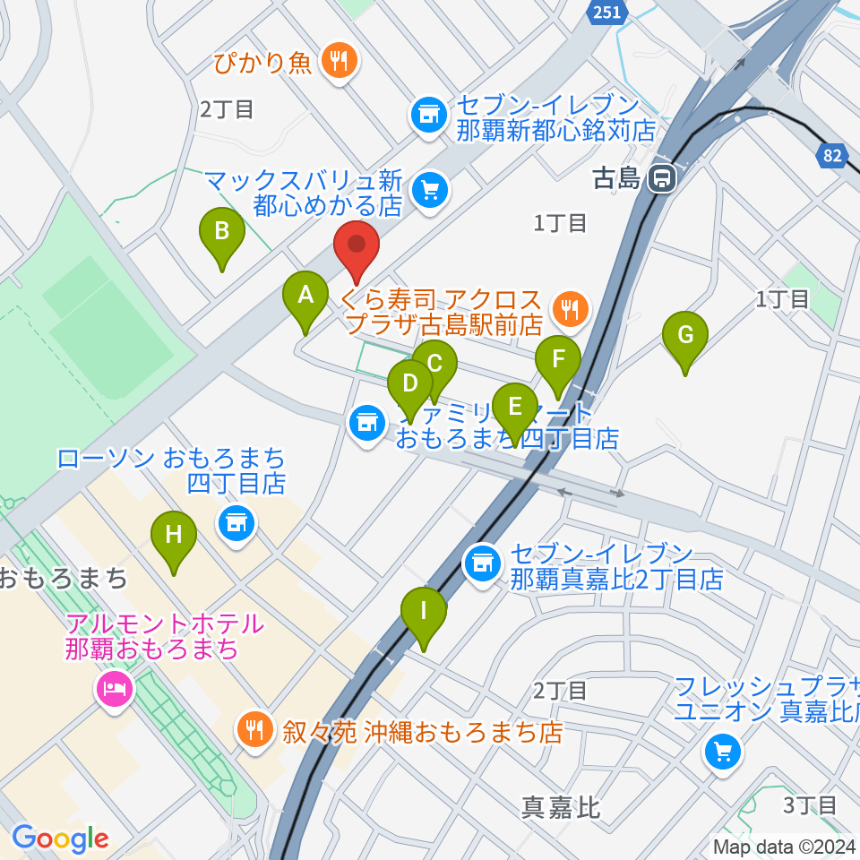 アクア音楽院周辺のホテル一覧地図