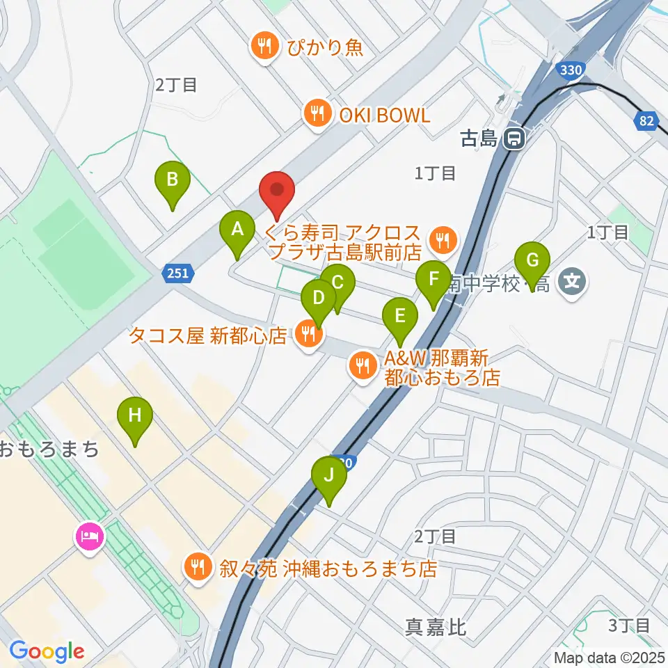 アクア音楽院周辺のホテル一覧地図