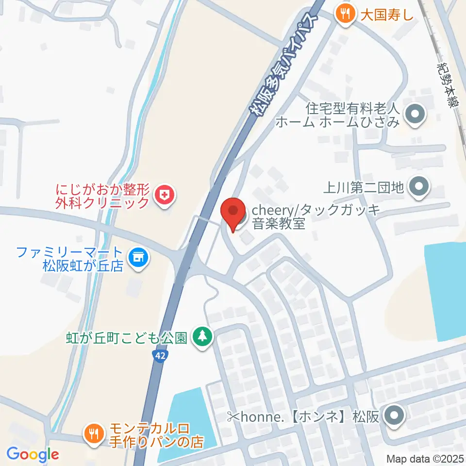 タックガッキ音楽教室周辺のホテル一覧地図