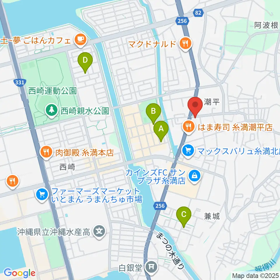 フリューゲル音楽教室周辺のホテル一覧地図