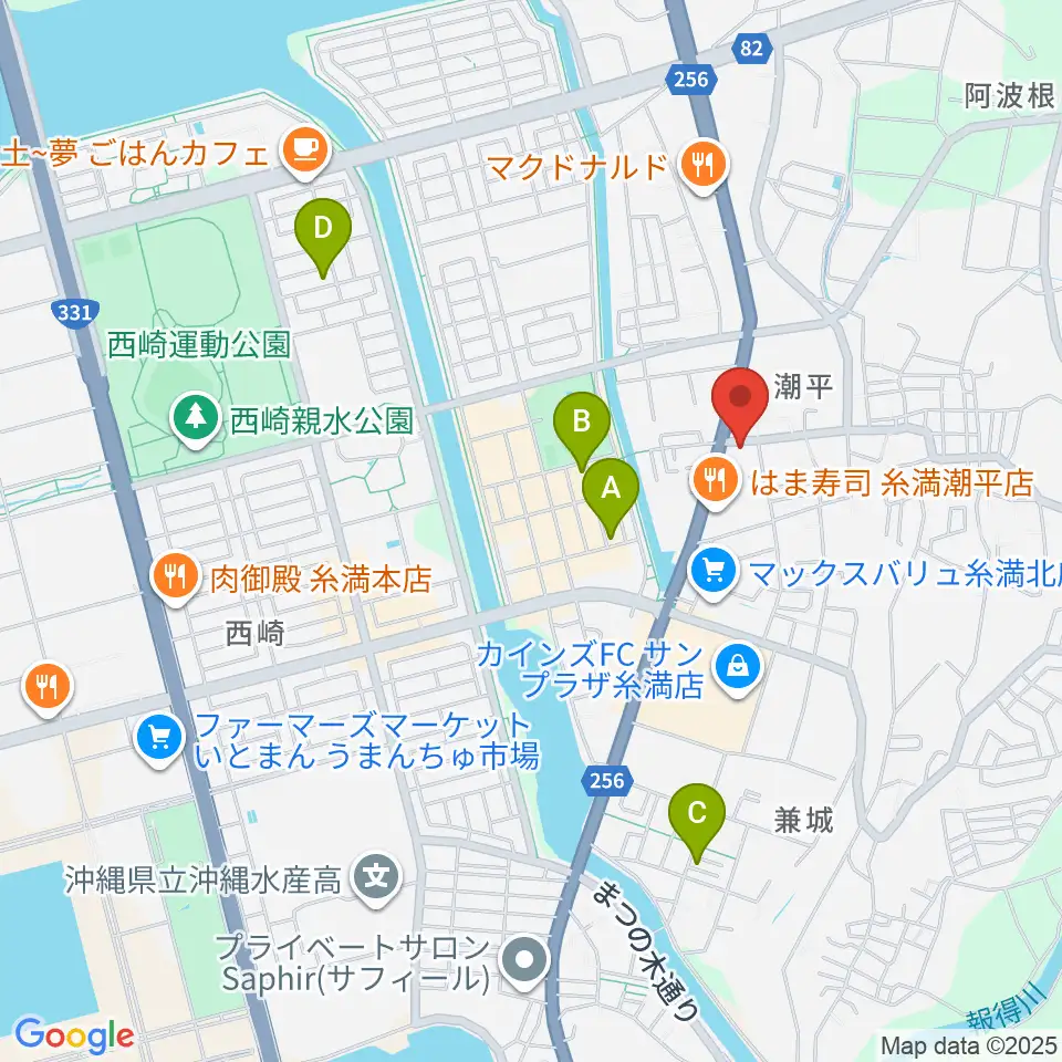 フリューゲル音楽教室周辺のホテル一覧地図