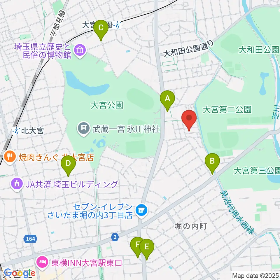 三村音楽教室周辺のホテル一覧地図