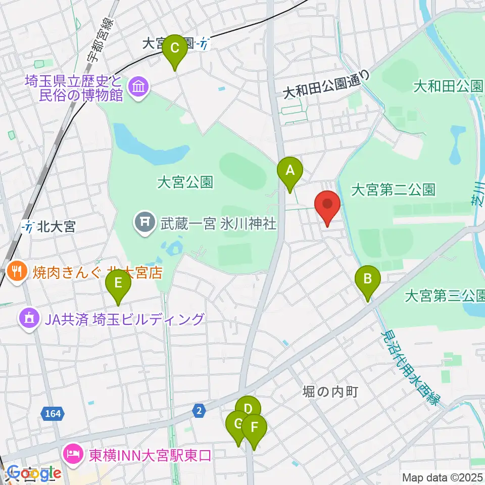 三村音楽教室周辺のホテル一覧地図