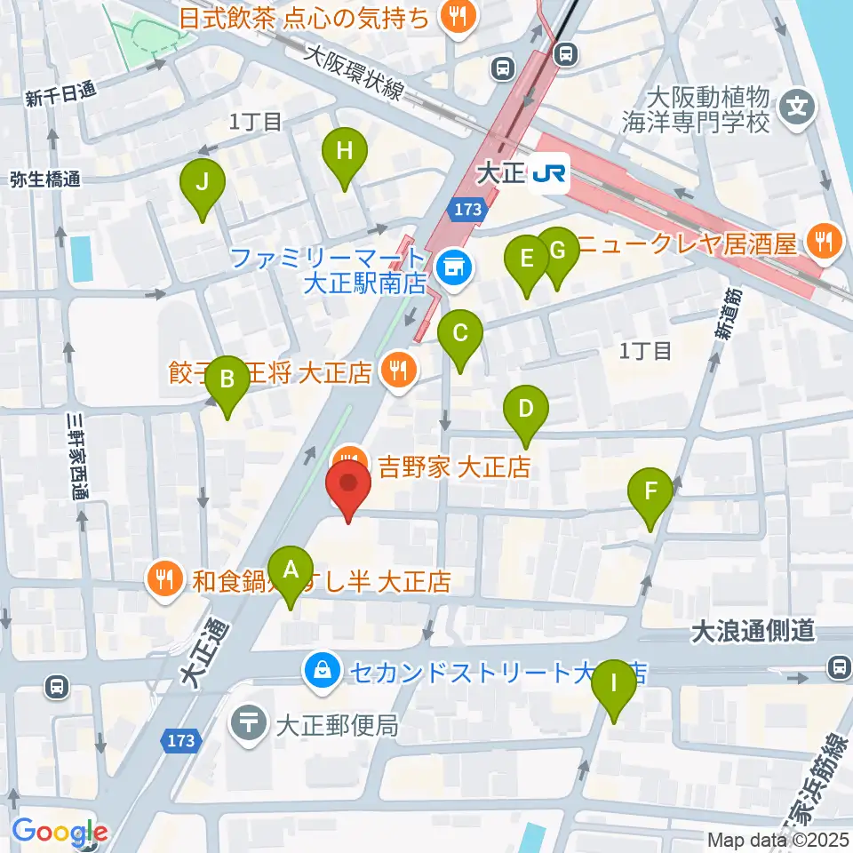 アバロンスパイラル周辺のホテル一覧地図
