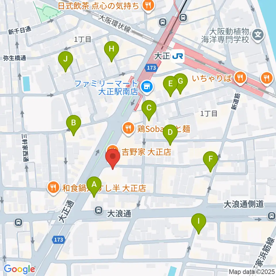 アバロンスパイラル周辺のホテル一覧地図