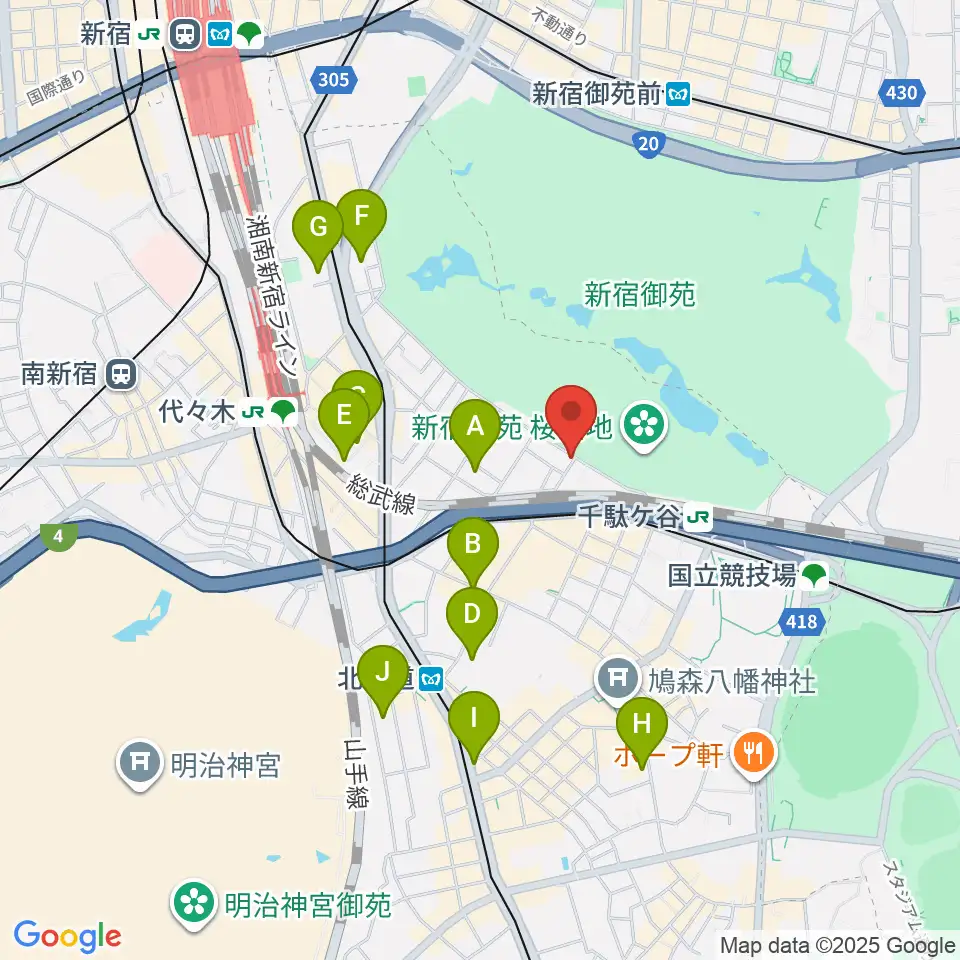 イル・ヴィオリーノ・マジコ周辺のホテル一覧地図