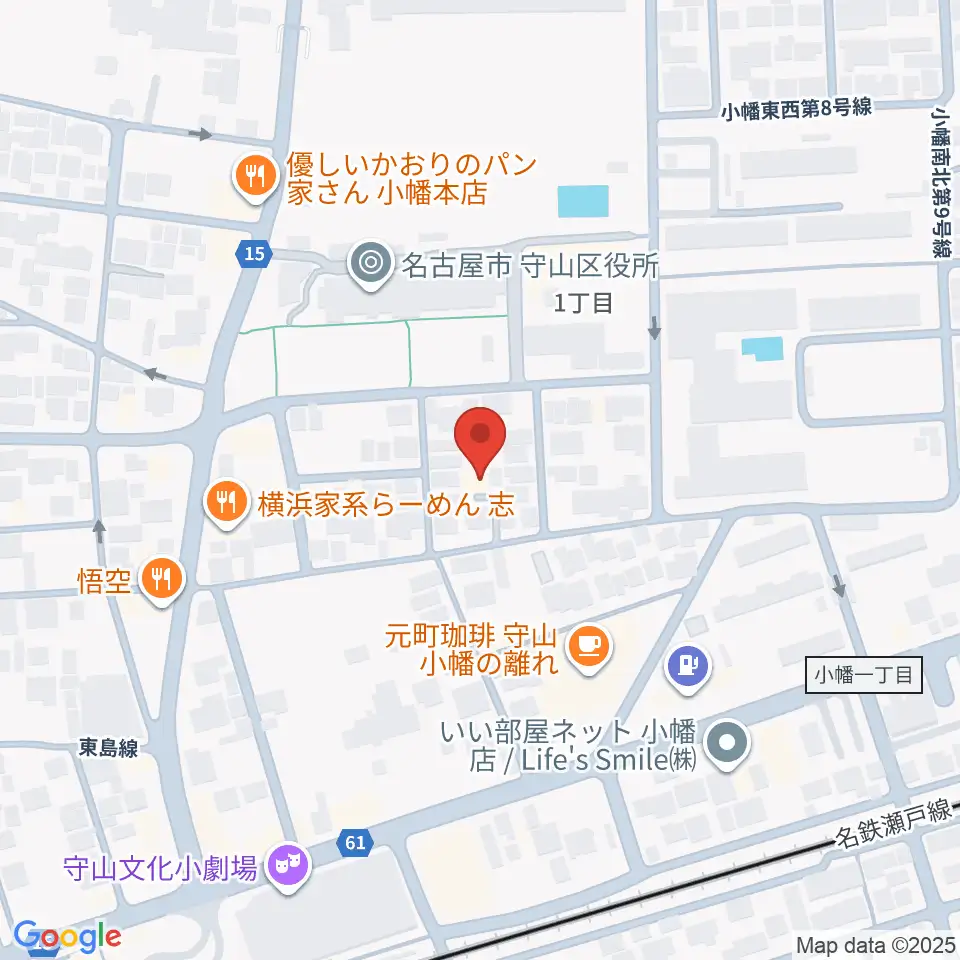 小幡 音楽館周辺のホテル一覧地図