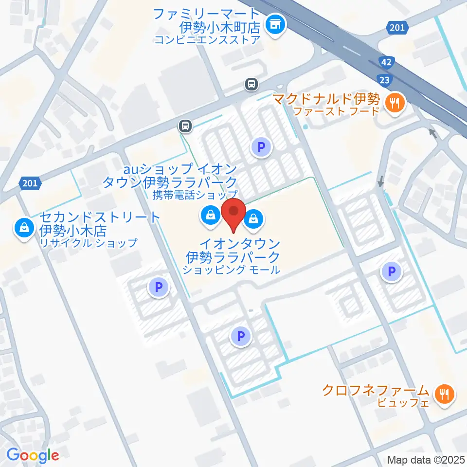 村井楽器ララパークセンター周辺のホテル一覧地図