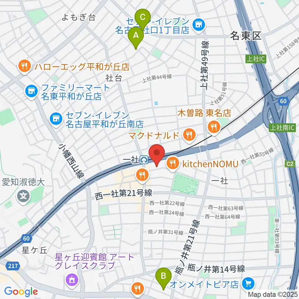 マミ・アートミュージック周辺のホテル一覧地図