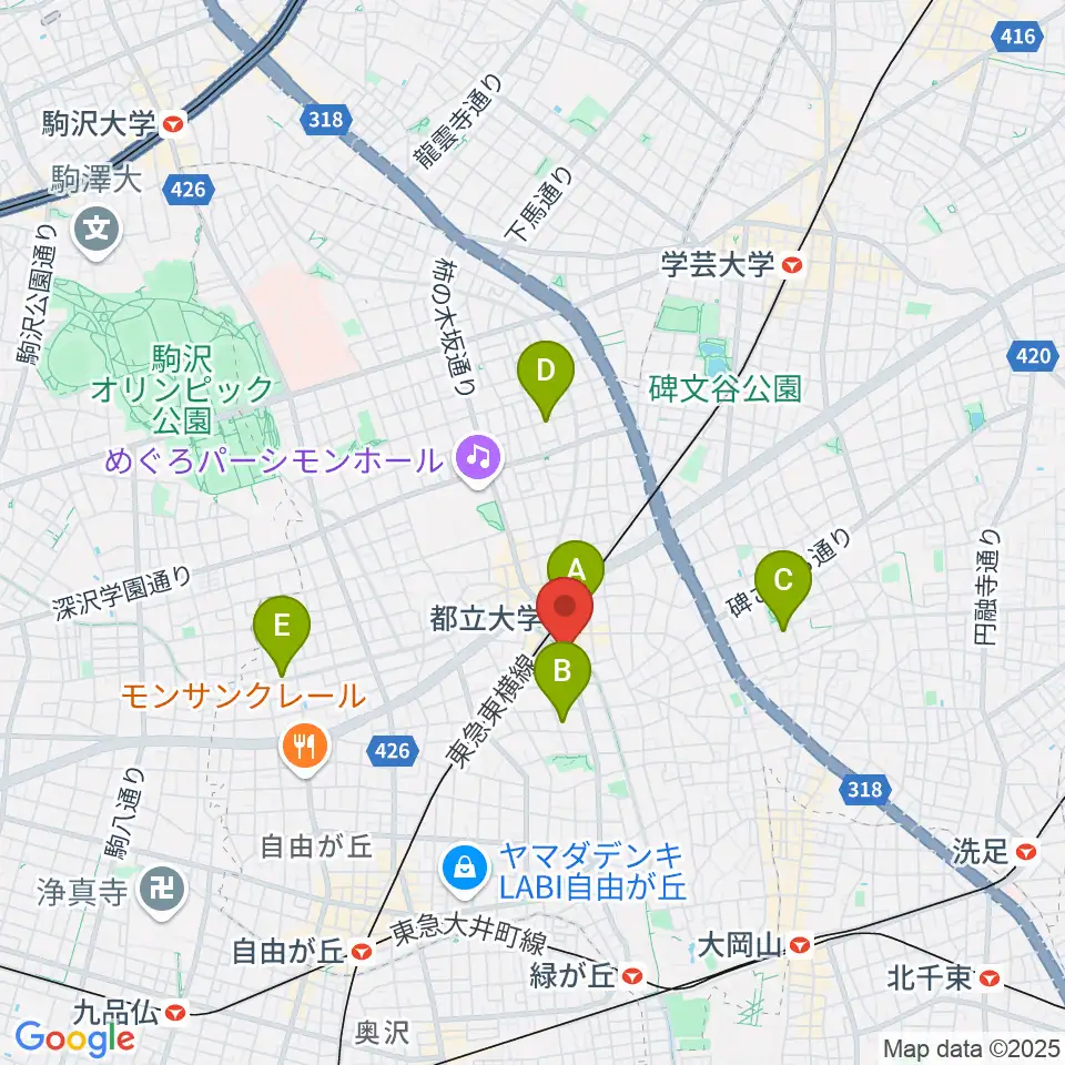 山田聖ヴァイオリン工房周辺のホテル一覧地図