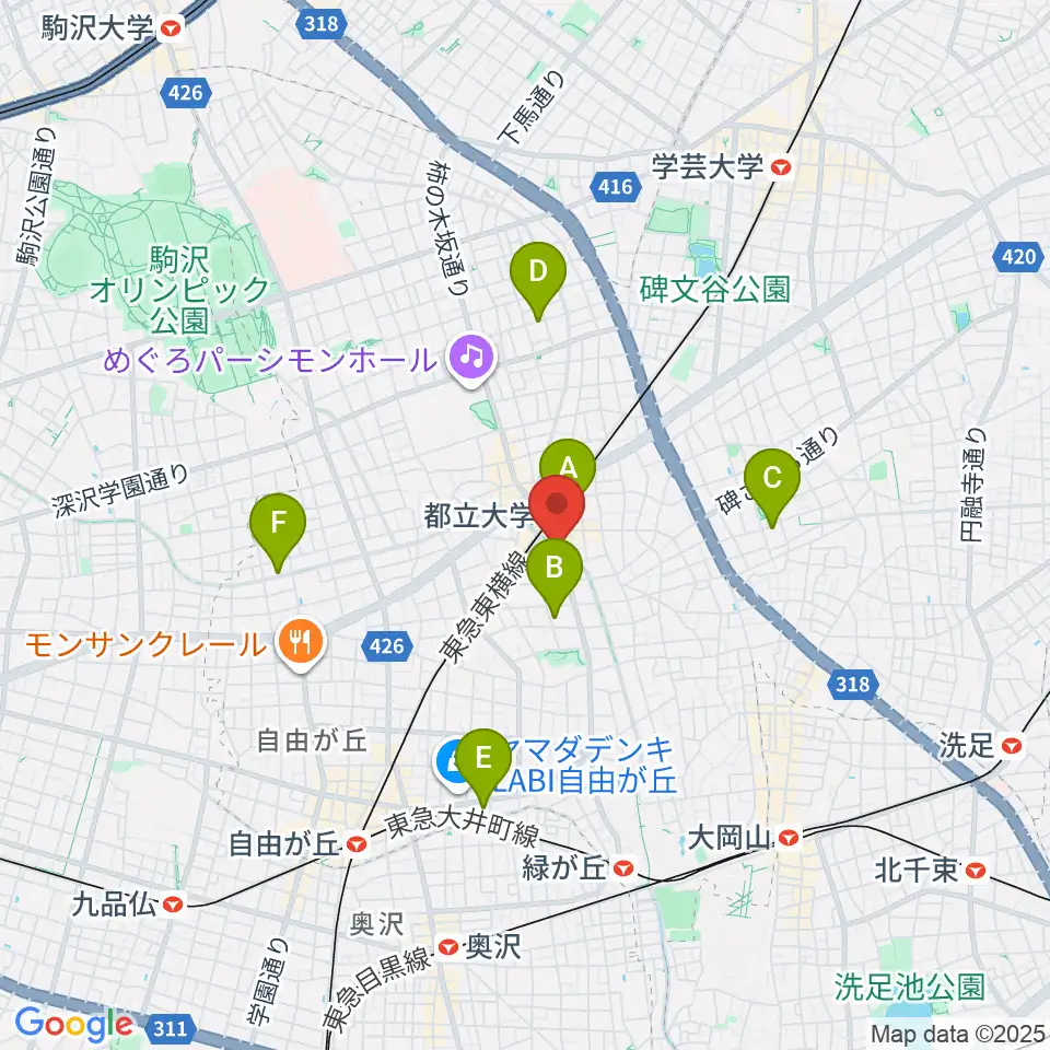 山田聖ヴァイオリン工房周辺のホテル一覧地図