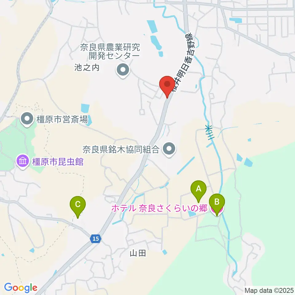 レイジーウッド音楽教室周辺のホテル一覧地図