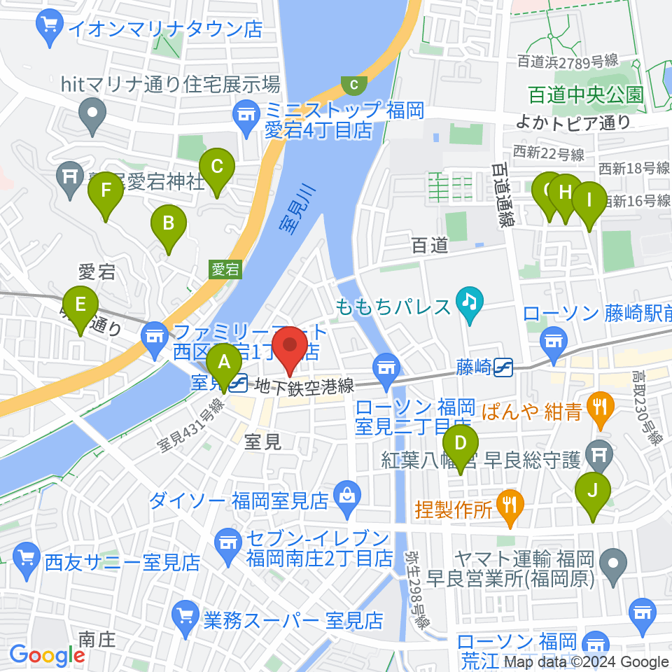 和光音楽アカデミー周辺のホテル一覧地図