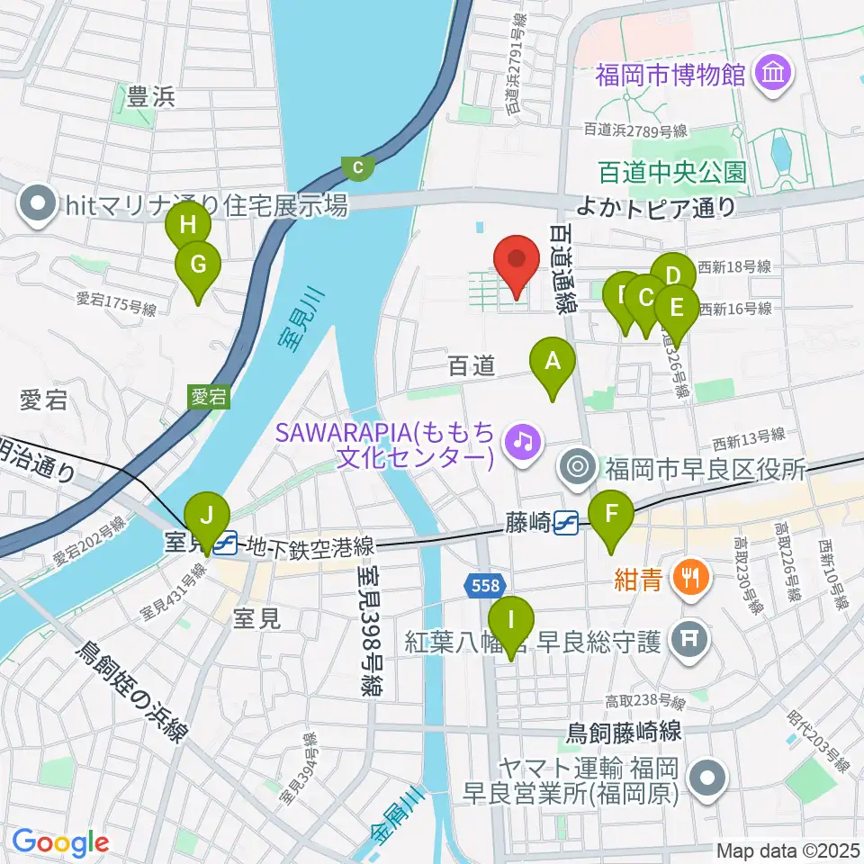 カルチャー教室てんとう虫周辺のホテル一覧地図