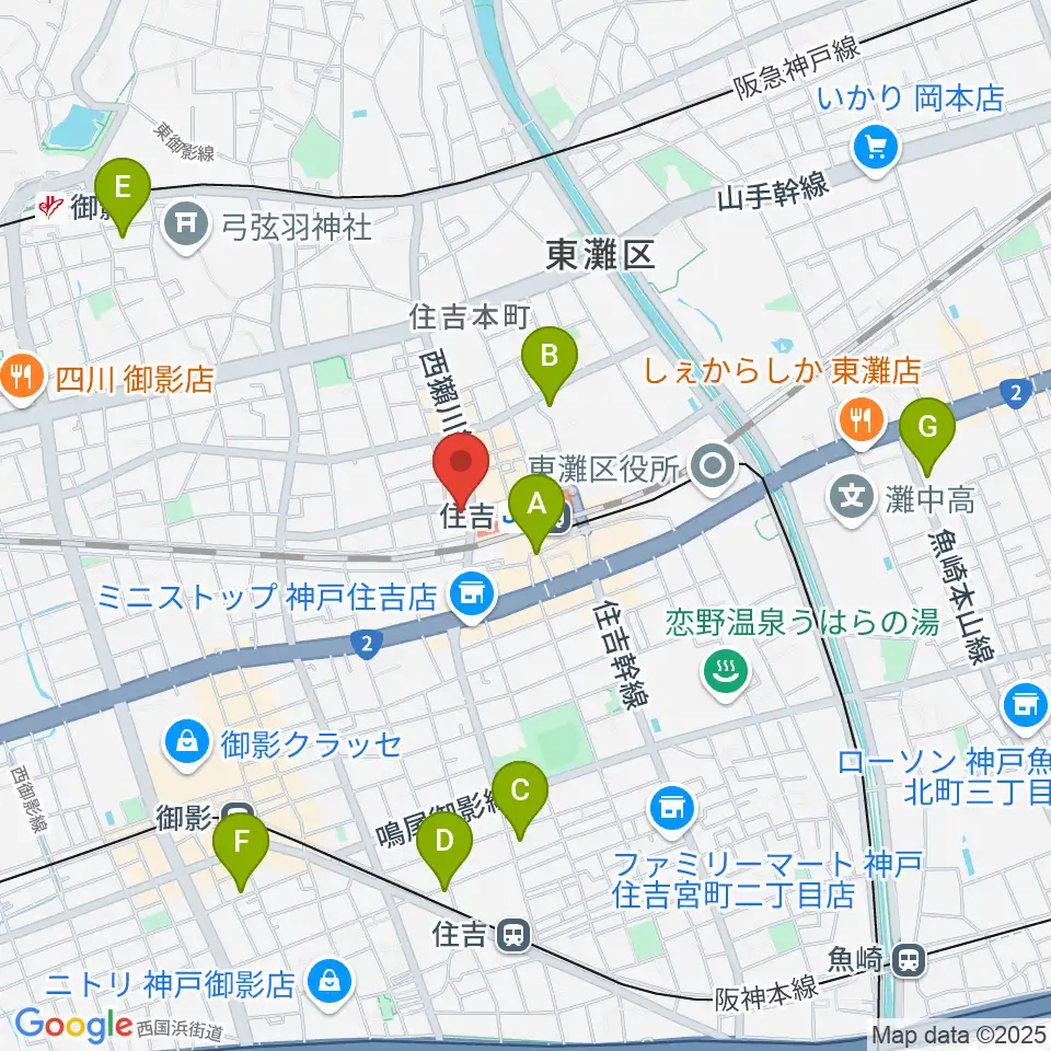 HS DREAM周辺のホテル一覧地図