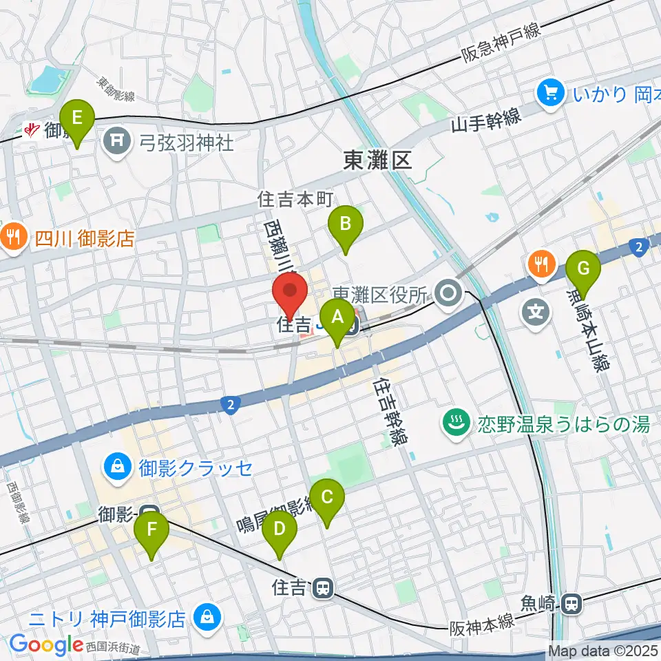 ボイストレーニング HS DREAM周辺のホテル一覧地図