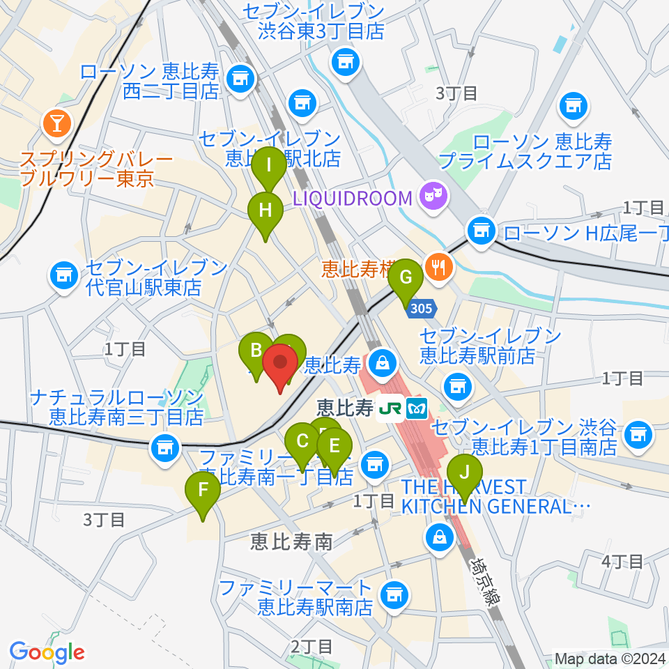 サイケデリズム周辺のホテル一覧地図