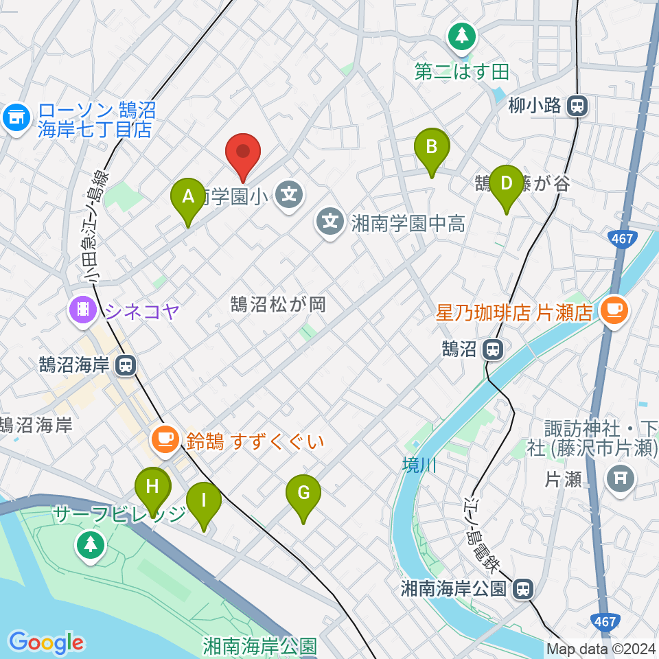 TOTOKI音楽教室周辺のホテル一覧地図