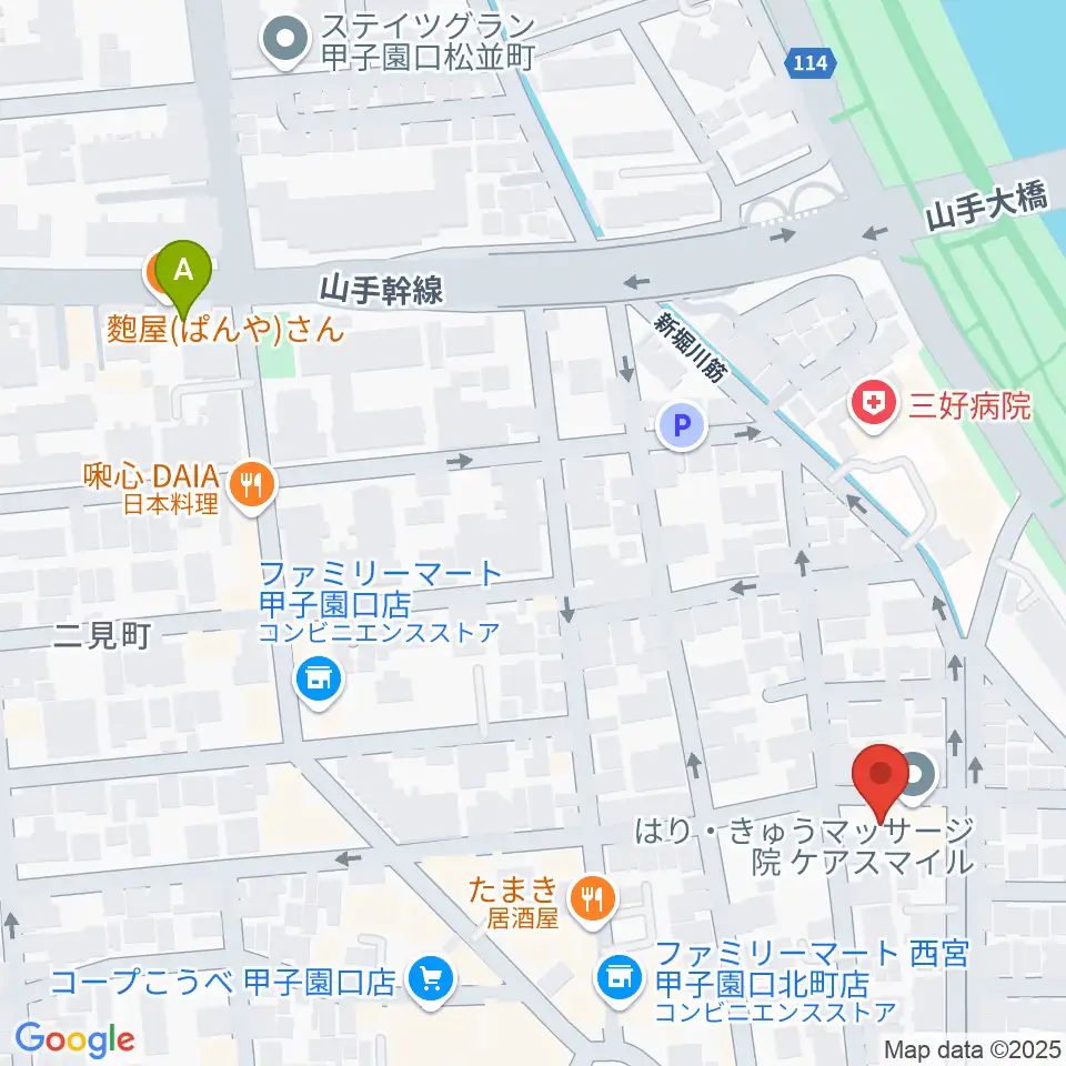 Musicぽえむ音楽教室周辺のホテル一覧地図