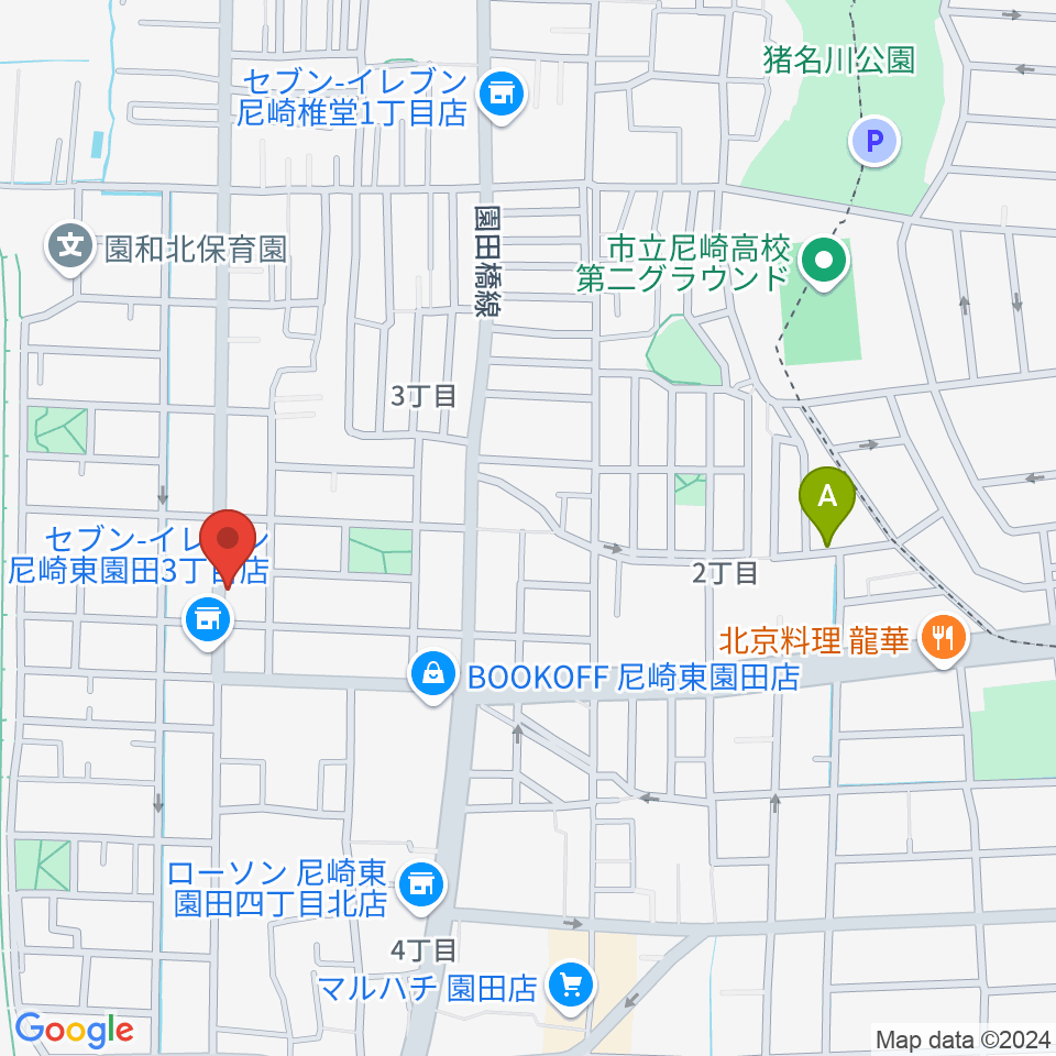 メロディーメイツ音楽教室周辺のホテル一覧地図