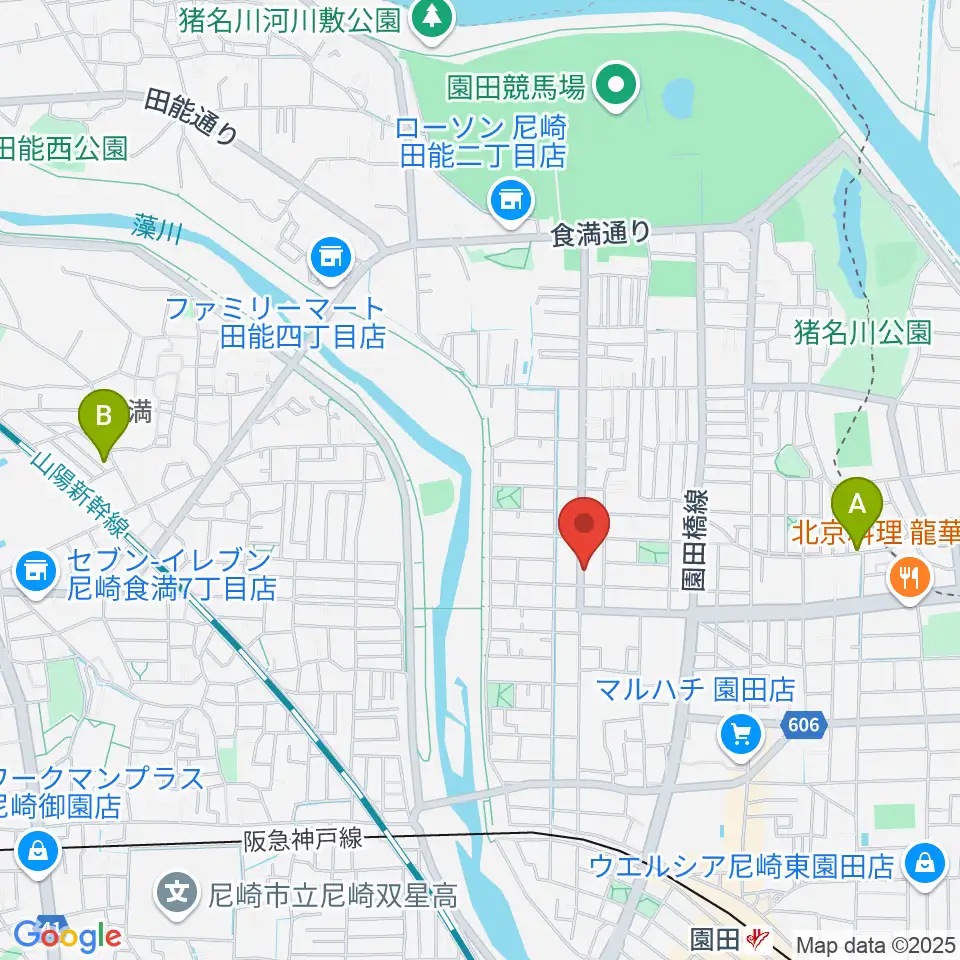 メロディーメイツ音楽教室周辺のホテル一覧地図