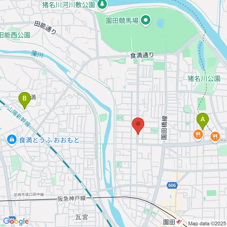 メロディーメイツ音楽教室周辺のホテル一覧地図
