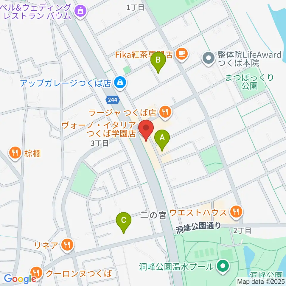 トニカ音楽院周辺のホテル一覧地図